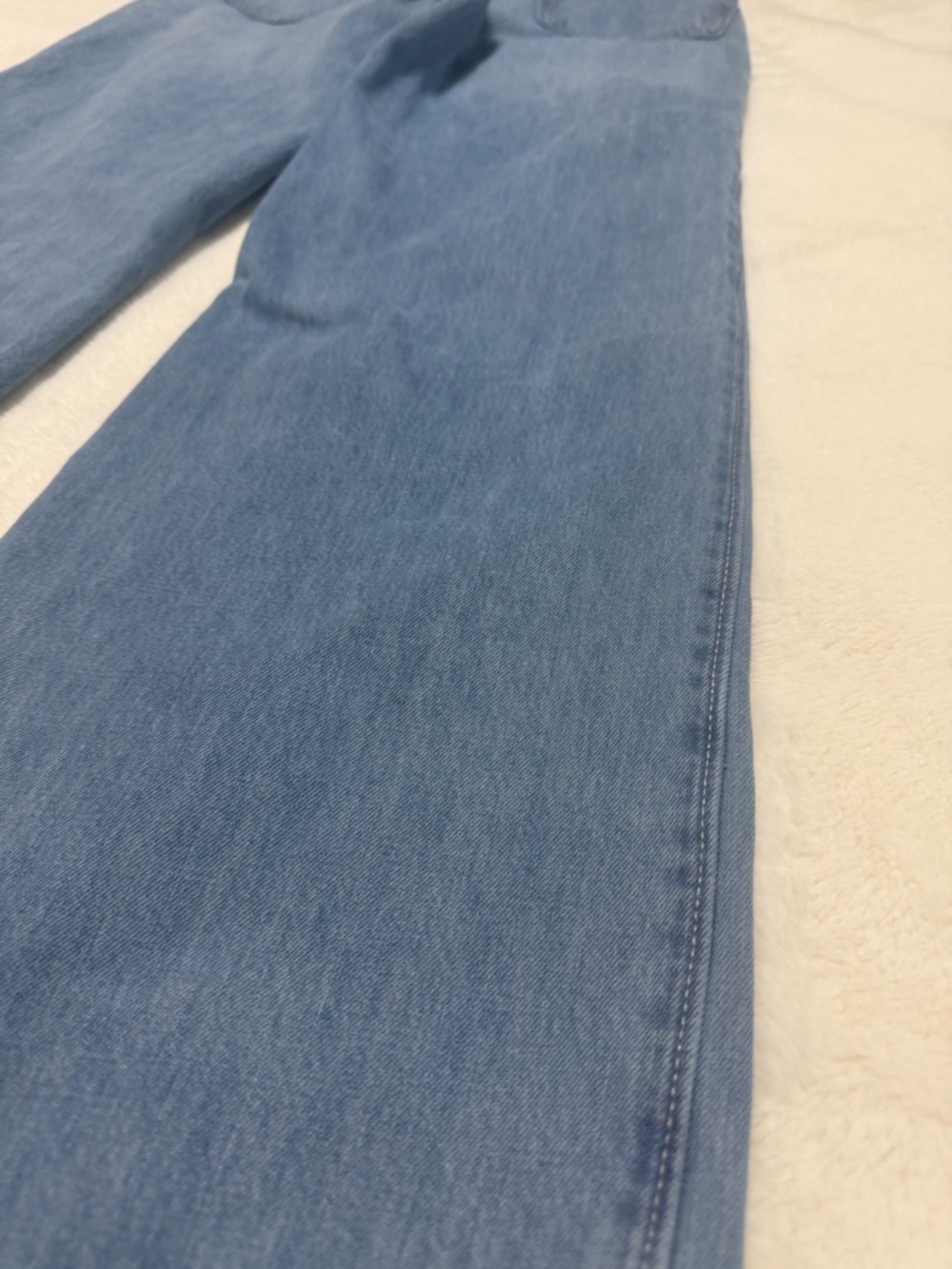 HOLLISTER Low Rise Baggy Wide Leg Jeans Blue Size 23 GUC - Picture 10 of 13